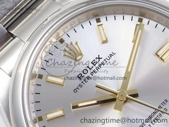 PERPETUAL BEST SILVER 904L DIAL 36MM 126000 EDITION VSF 1:1 OYSTER VS3235 STEEL 0108